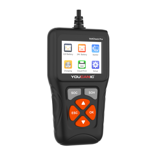 Voltcheck Pro | Digital Battery & Charging System Tester Analyzer | UCAN-VOLT-II