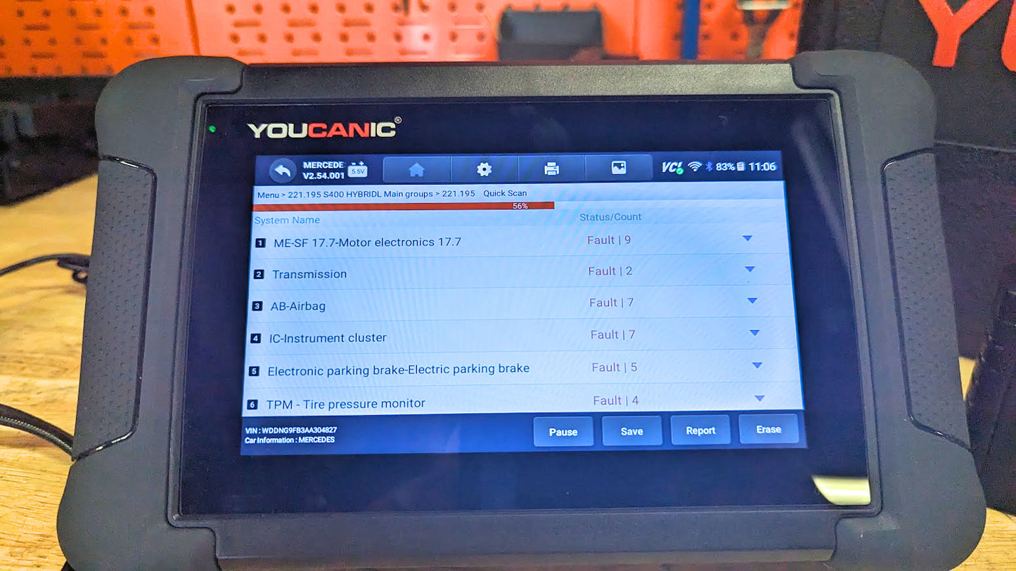 YOUCANIC UCAN II C PRO OBD2 Scanner – AI Powered Full System Diagnostic Tool with Bi-Directional Controls, Coding, Service Functions & Lifetime Updates